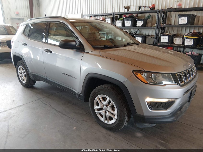 Vin: 3c4njdab4jt422805, lot: 45841936, jeep compass sport 4x4 2018 img_1