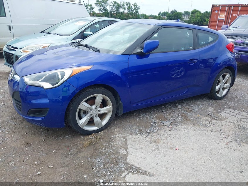 2013 Hyundai Veloster Base W/Black KMHTC6AD2DU126668 photo 1