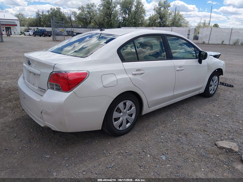 2014 SUBARU IMPREZA auction photo 4