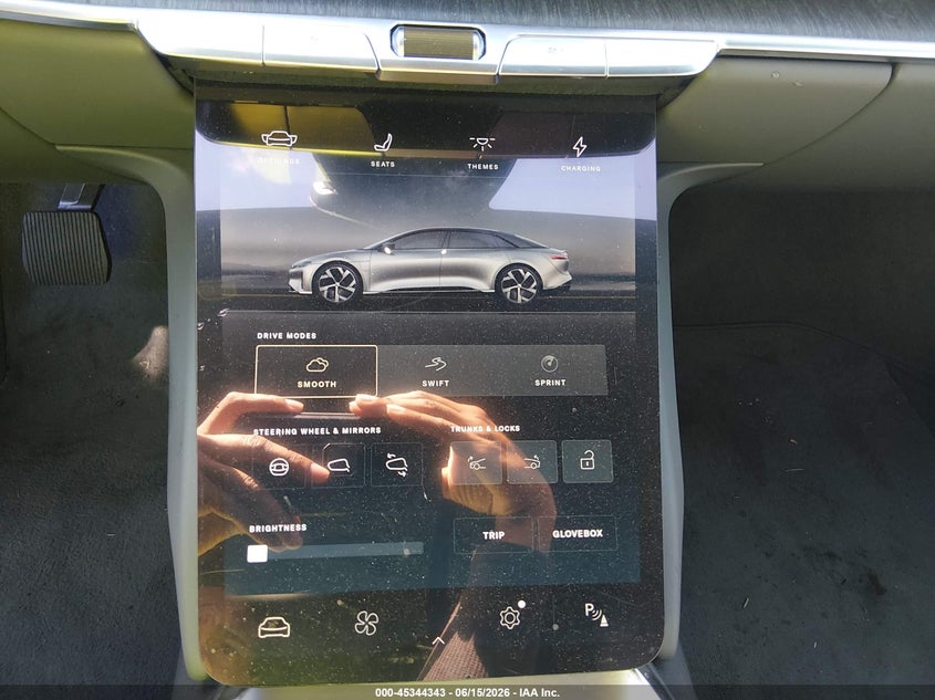 2023 Lucid Air Pure VIN: 50EA1PFA2PA009115 Lot: 45344343