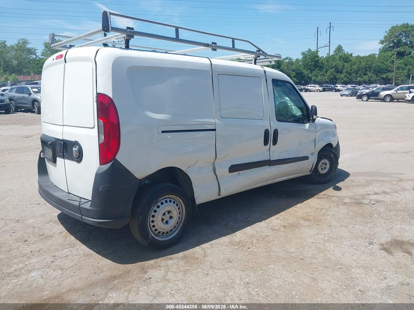 Vin: zfbhrfab4l6p14732, lot: 45842302, ram promaster city tradesman 20204