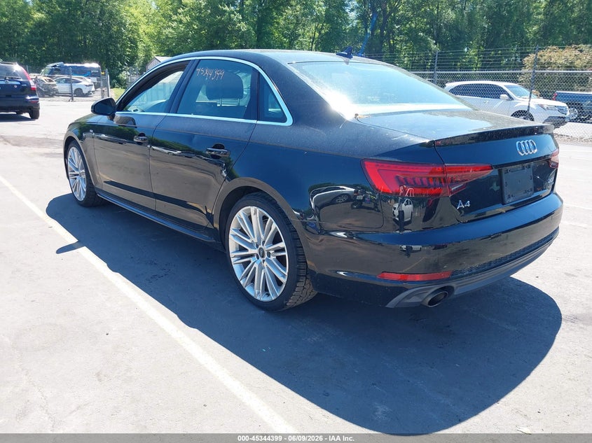 VIN WAUPNAF43HN063816 2017 AUDI A4 PREMIUM PLUS