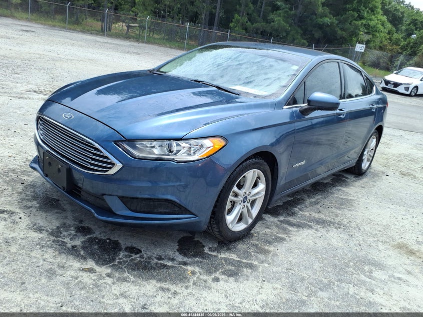2018 Ford Fusion, Удар спереду, IAAI, VIN 3FA6P0UU6JR235920 — фото 2