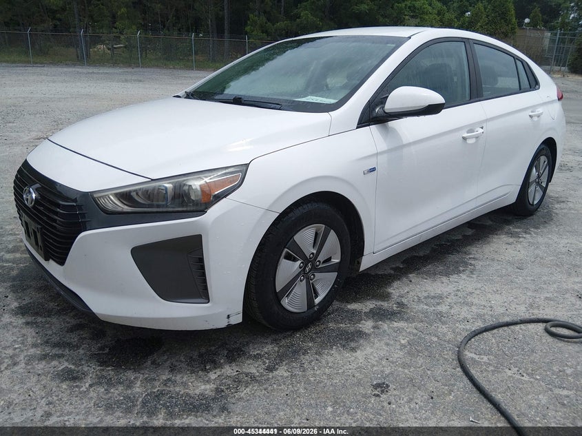 Vin: kmhc65lc3ju101120, lot: 45842388, hyundai ioniq hybrid blue 20182
