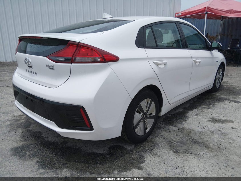 Vin: kmhc65lc3ju101120, lot: 45842388, hyundai ioniq hybrid blue 20184