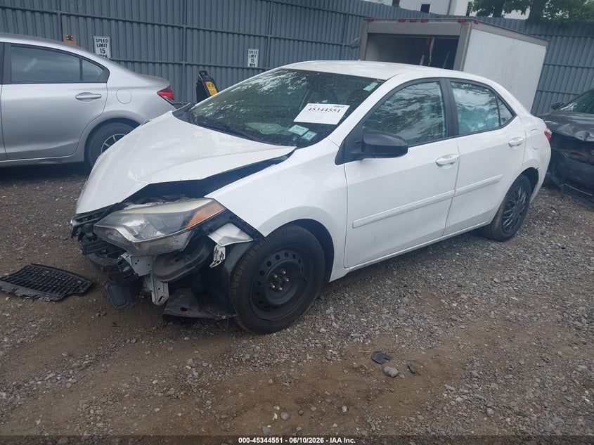 2016 Toyota Corolla Le 2T1BURHE6GC489070 photo 1