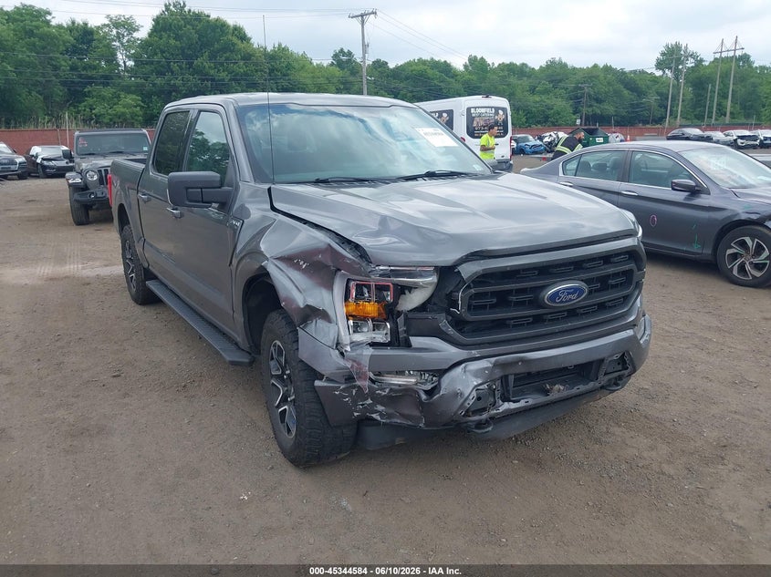 VIN 1FTEW1EP5MFA44823 2021 FORD F-150 XLT
