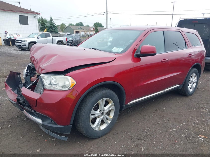 Vin: 1c4rdjag2dc696233, lot: 45842565, dodge durango sxt 20132