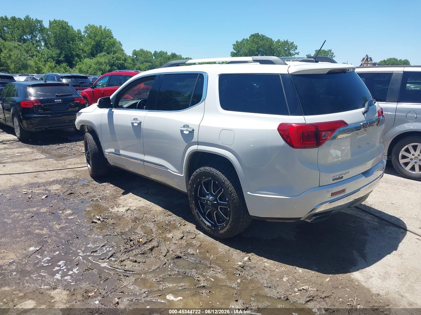 Vin: 1gkknxls4jz132597, lot: 45842669, gmc acadia denali 20183