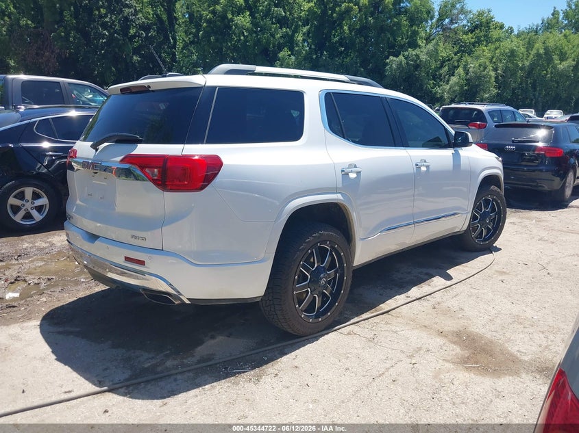 Vin: 1gkknxls4jz132597, lot: 45842669, gmc acadia denali 20184