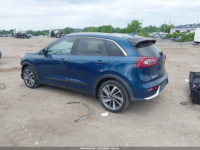 Vin: kndce3lc6k5356917, lot: 45842733, kia niro touring 20193