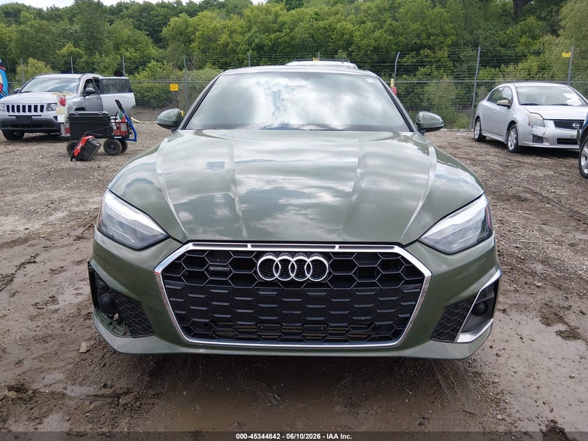 2022 Audi A5 Sportback Premium 45 Tfsi S Line Quattro S Tronic VIN: WAUDACF53NA013262 Lot: 45344842
