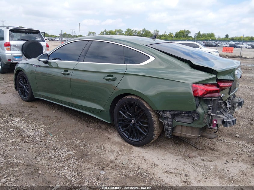 Vin: waudacf53na013262, lot: 45842789, audi a5 sportback premium 45 tfsi s line quattro s tronic 20223