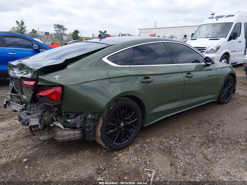 Vin: waudacf53na013262, lot: 45842789, audi a5 sportback premium 45 tfsi s line quattro s tronic 20224
