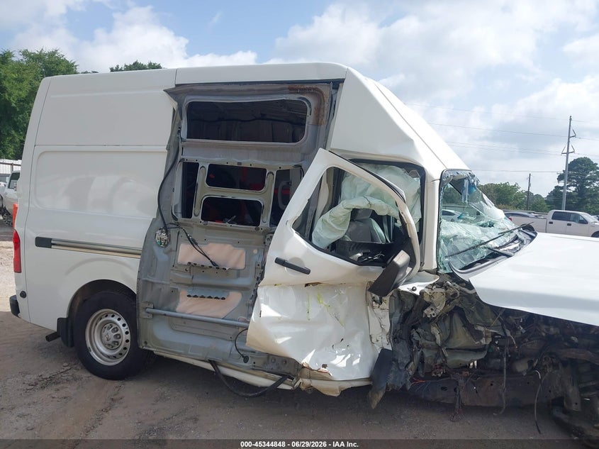 2021 Nissan Nv Cargo Nv2500 Hd S High Roof V6 VIN: 1N6BF0LY7MN800485 Lot: 45344848