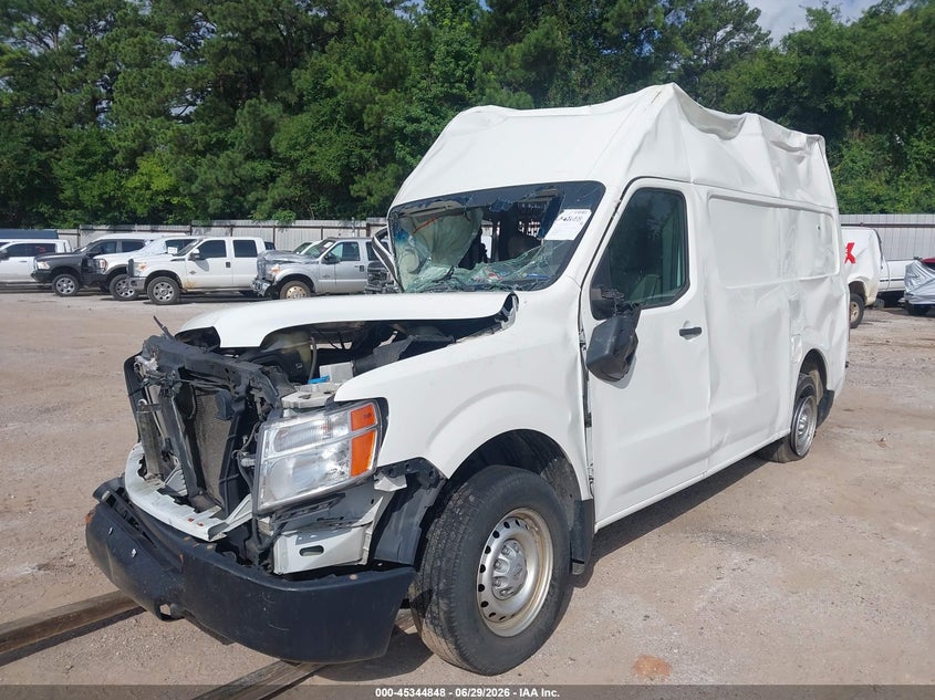 Vin: 1n6bf0ly7mn800485, lot: 45842795, nissan nv cargo nv2500 hd s high roof v6 20212