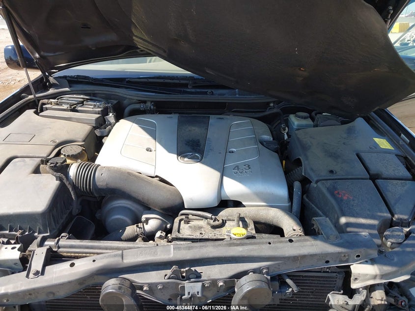 2003 LEXUS LS SEDAN 4.3L V-8 DOHC, VVT, 290HP