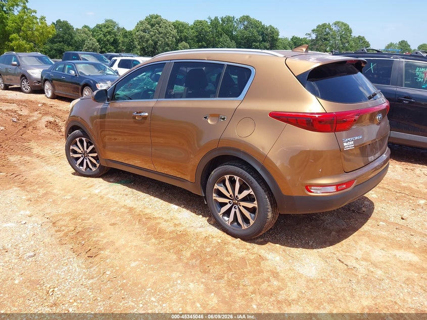 Vin: kndpn3ac2h7106950, lot: 45842993, kia sportage ex 20173
