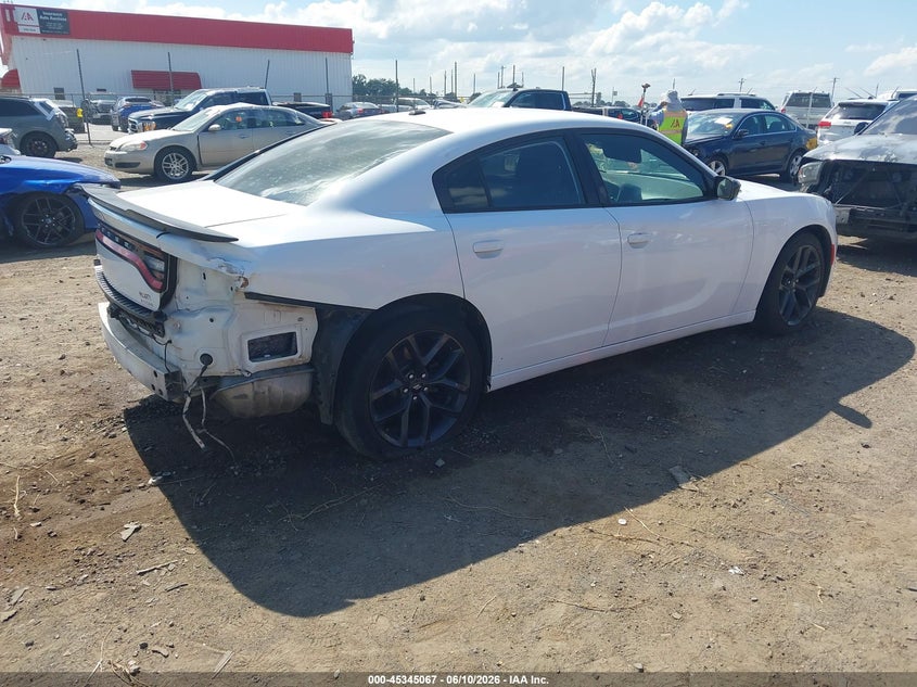 Vin: 2c3cdxbg8kh553826, lot: 45843014, dodge charger sxt rwd 20194