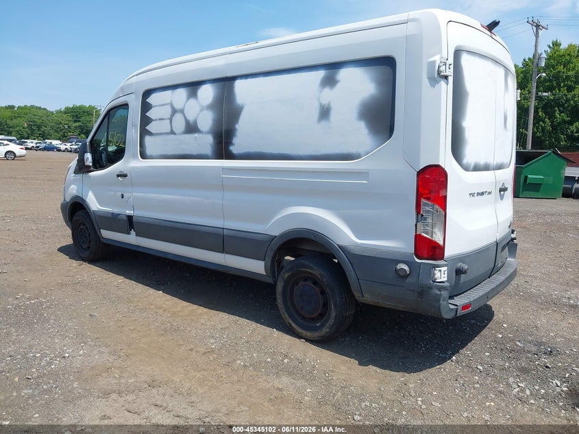 Vin: 1ftnr2cm8fka00704, lot: 45843050, ford transit-250 20153