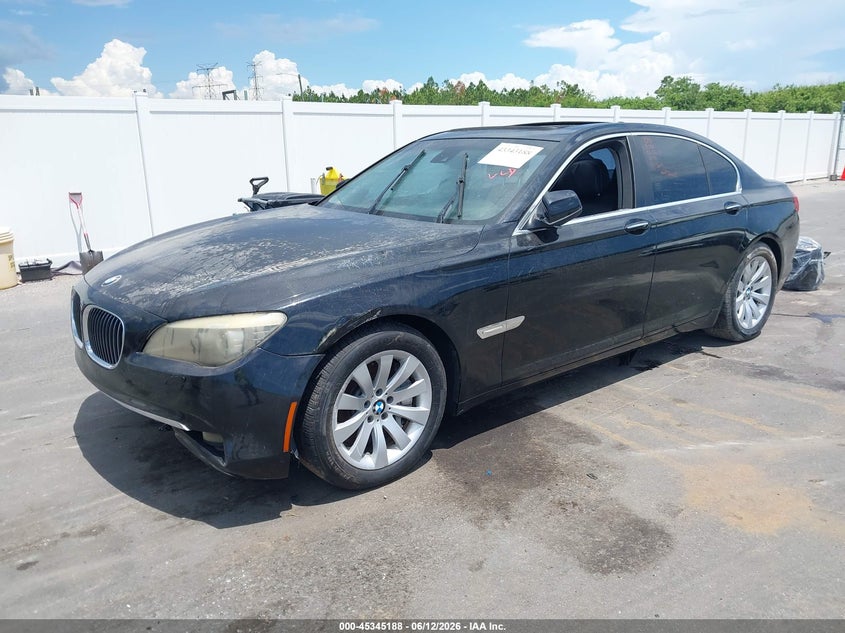 Vin: wbaka8c59bcy36528, lot: 45843135, bmw 750i 20112