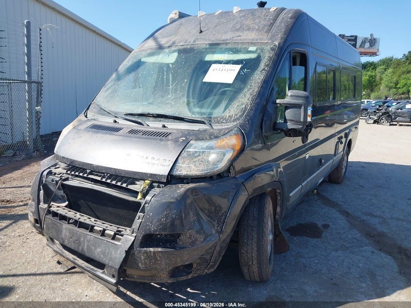 Vin: 3c6urvjd9fe514510, lot: 45843146, ram promaster 3500 high roof 20152