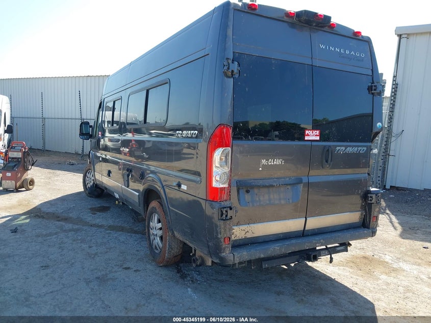 Vin: 3c6urvjd9fe514510, lot: 45843146, ram promaster 3500 high roof 20153