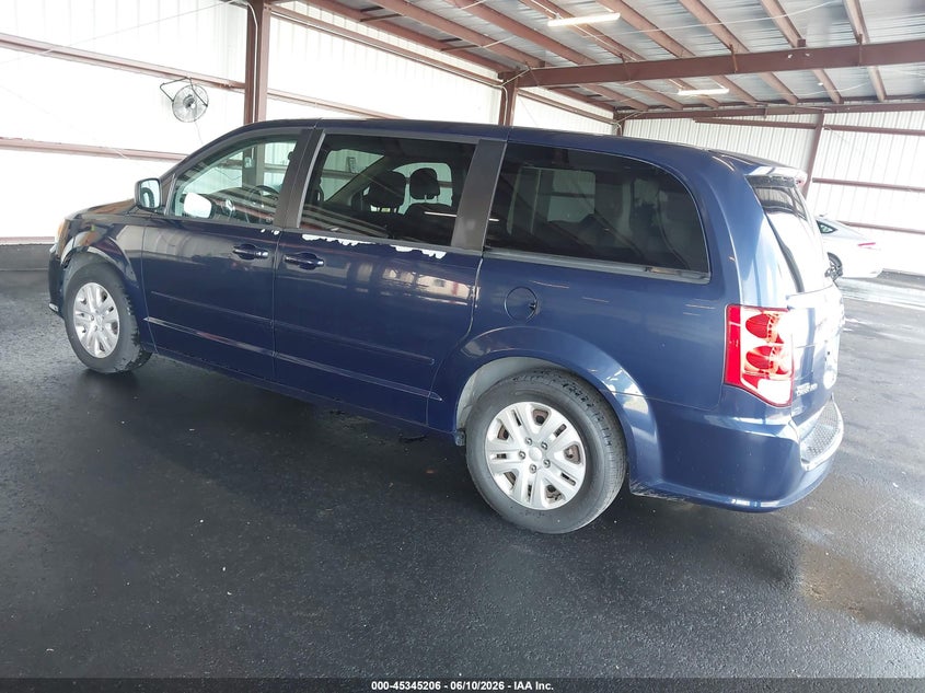 Vin: 2c4rdgbg9gr122743, lot: 45843153, dodge grand caravan se 20163