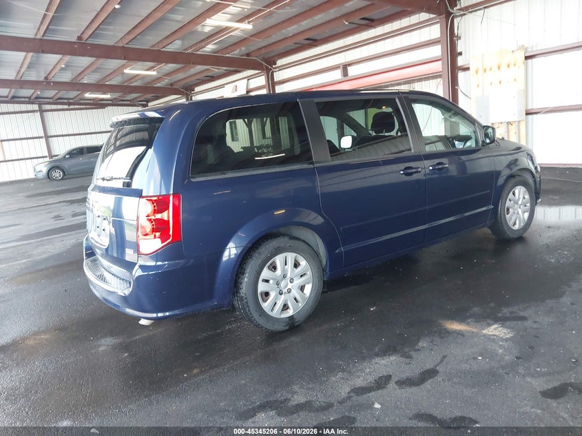 Vin: 2c4rdgbg9gr122743, lot: 45843153, dodge grand caravan se 20164