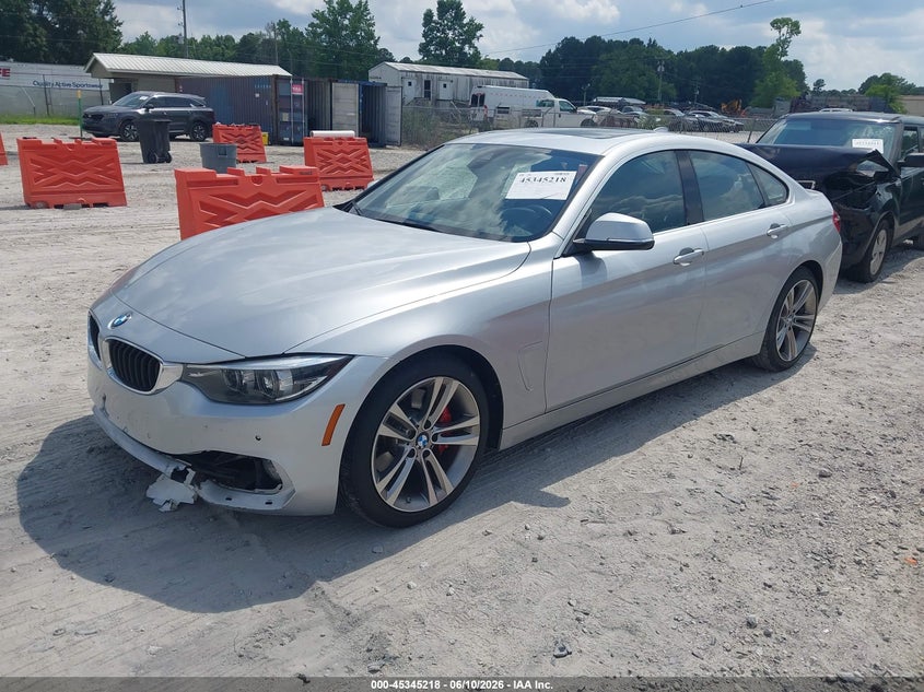 Vin: wba4j5c56jbf07025, lot: 45843164, bmw 440i gran coupe 20182