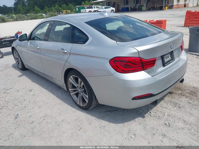 Vin: wba4j5c56jbf07025, lot: 45843164, bmw 440i gran coupe 20183