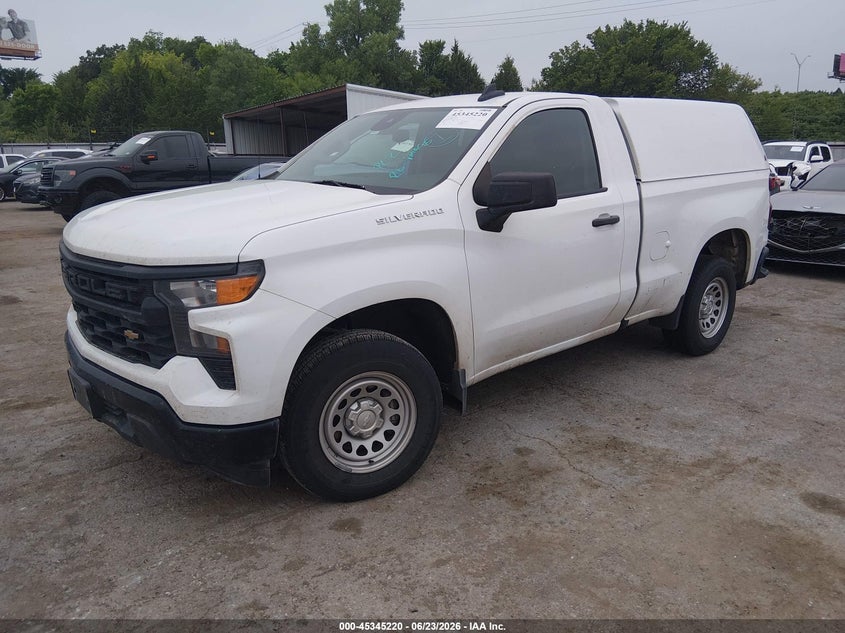 2023 Chevrolet Silverado 1500 2wd  Standard Bed Wt 3GCNAAEK4PG345475 photo 1