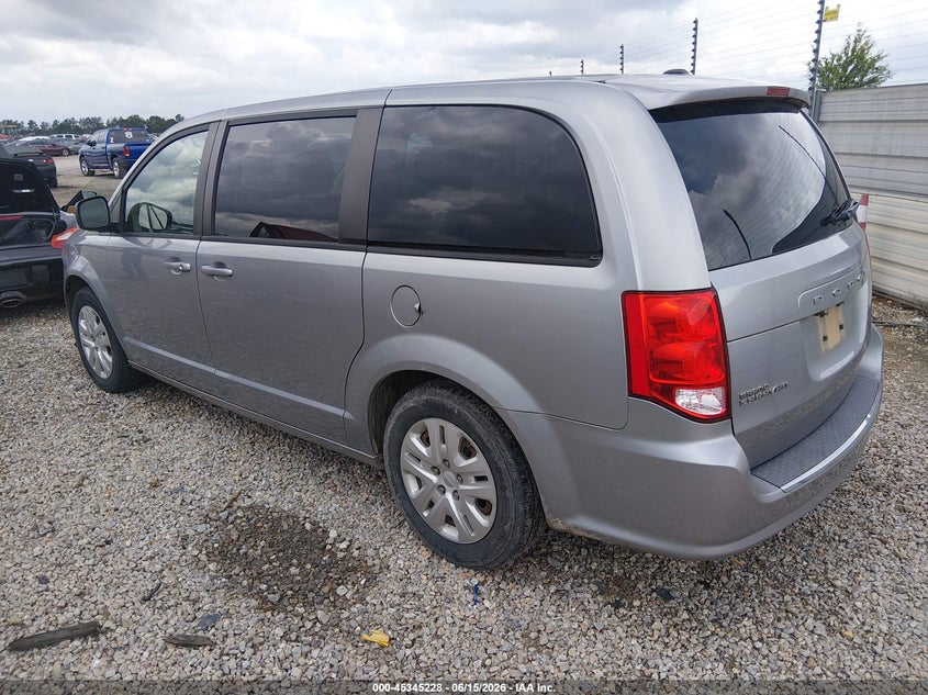 Vin: 2c4rdgbg7jr323998, lot: 45843175, dodge grand caravan se 20183