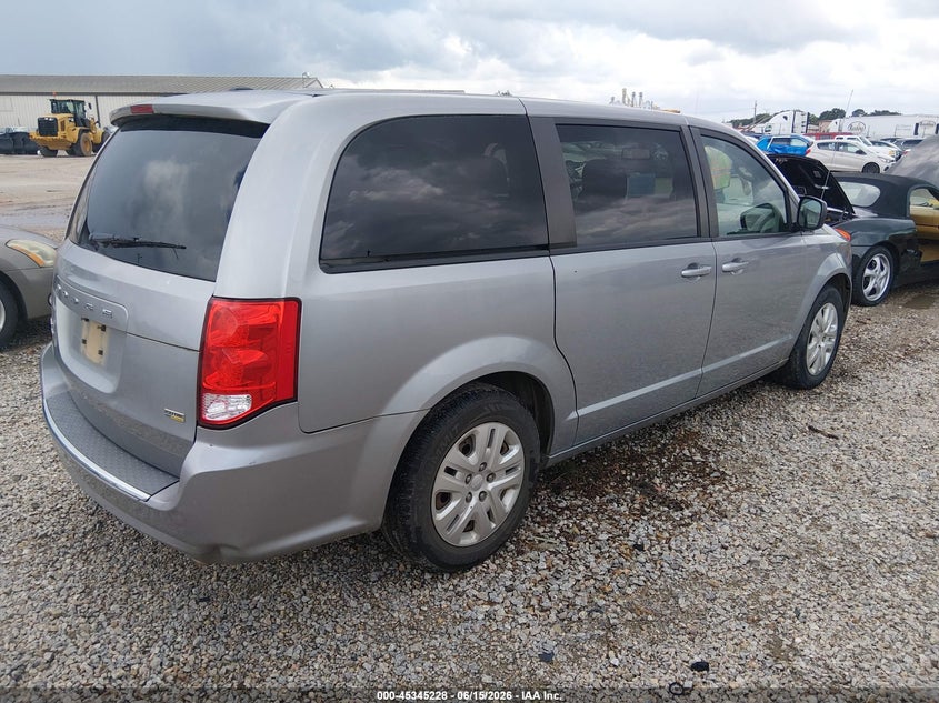 Vin: 2c4rdgbg7jr323998, lot: 45843175, dodge grand caravan se 20184
