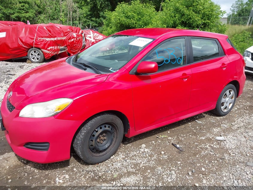 Vin: 2t1ku4ee5ac309348, lot: 45843179, toyota matrix 20102