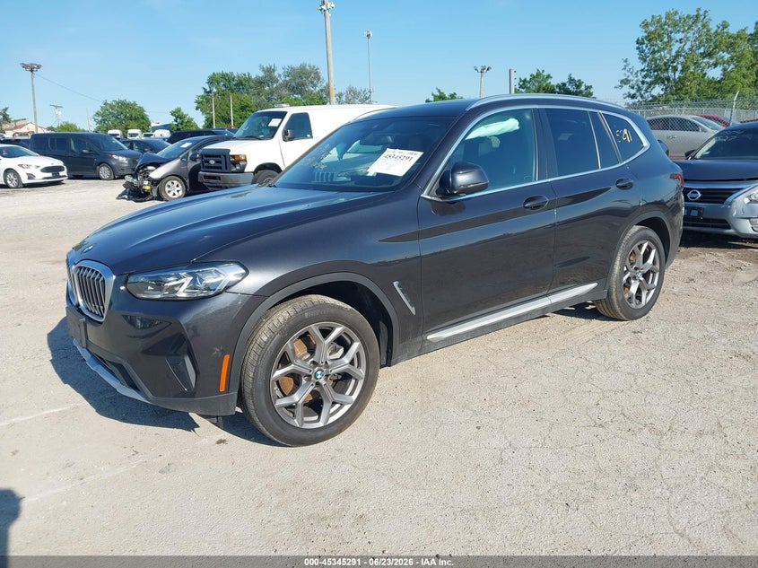 Vin: 5ux53dp07r9x46236, lot: 45843238, bmw x3 xdrive30i 20242