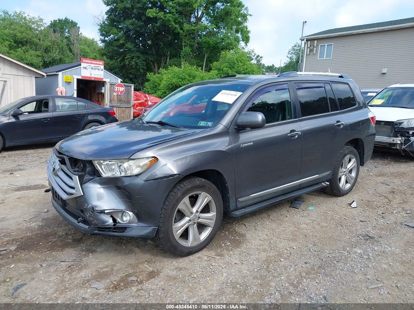 Vin: 5tddk3eh6bs053720, lot: 45843357, toyota highlander limited v6 20112