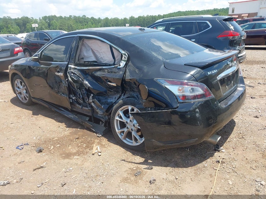 Vin: 1n4aa5ap2cc829767, lot: 45843407, nissan maxima 3.5 sv 20123