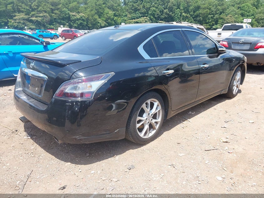Vin: 1n4aa5ap2cc829767, lot: 45843407, nissan maxima 3.5 sv 20124