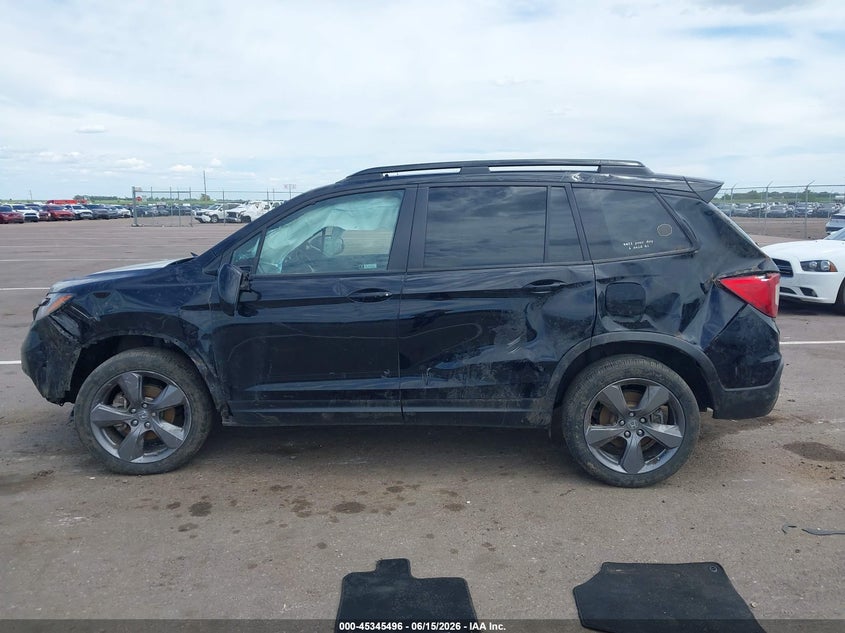 2021 Honda Passport Awd Touring VIN: 5FNYF8H96MB041047 Lot: 45345496