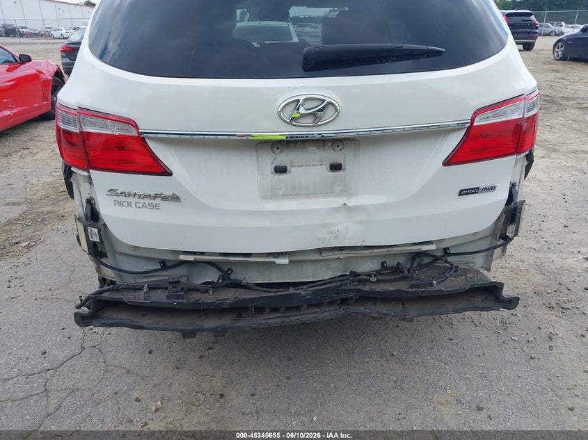 2016 Hyundai Santa Fe Se VIN: KM8SRDHF3GU155820 Lot: 45345655