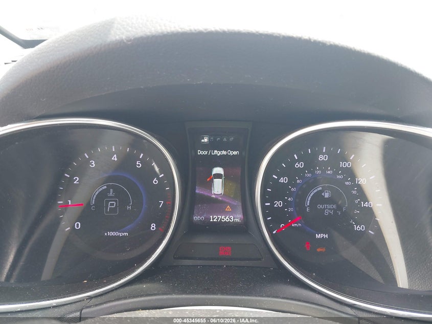 2016 Hyundai Santa Fe Se VIN: KM8SRDHF3GU155820 Lot: 45345655
