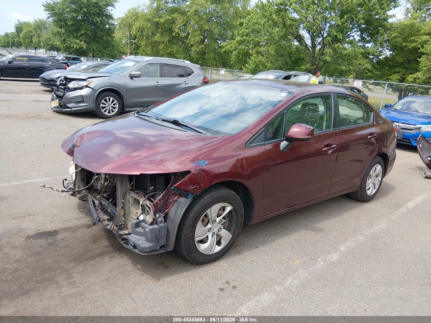 19XFB2F55DE267196 2013 HONDA CIVIC LX photo 1