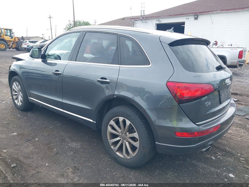 Vin: wa1cfafp9fa101282, lot: 45843649, audi q5 2.0t premium 20153