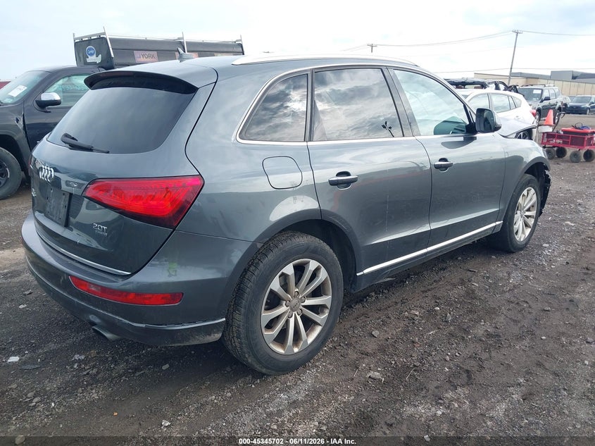 Vin: wa1cfafp9fa101282, lot: 45843649, audi q5 2.0t premium 20154