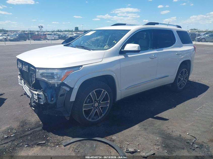 Vin: 1gkknxls8jz136359, lot: 45843671, gmc acadia denali 20182
