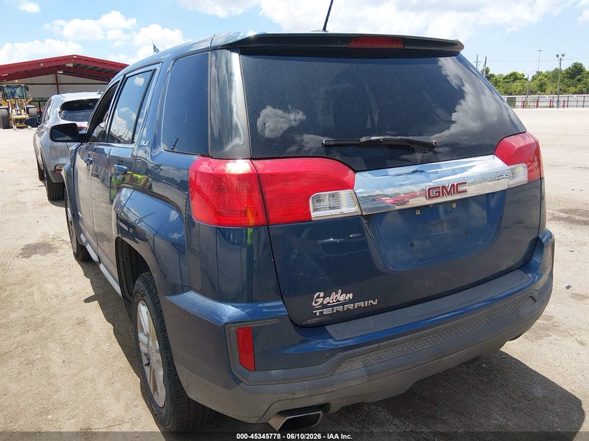 Vin: 2gkalmekxg6149003, lot: 45843725, gmc terrain sle-1 20163