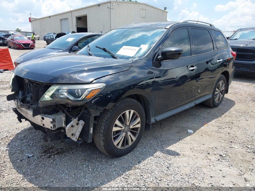Vin: 5n1dr2mn4hc638878, lot: 45843765, nissan pathfinder sv 20172