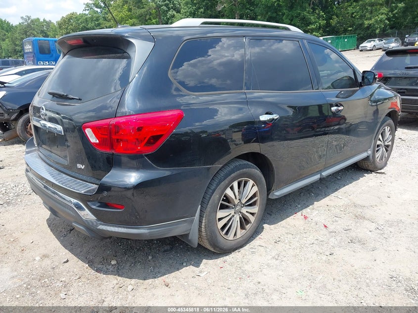 Vin: 5n1dr2mn4hc638878, lot: 45843765, nissan pathfinder sv 20174