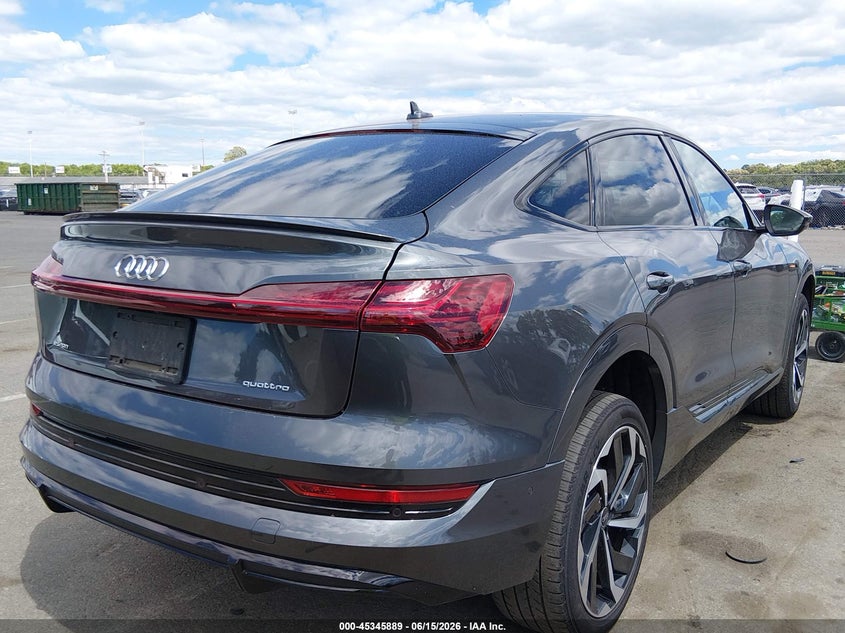 Vin: wa12aage8pb004576, lot: 45843836, audi e-tron sportback premium plus s line quattro 20234